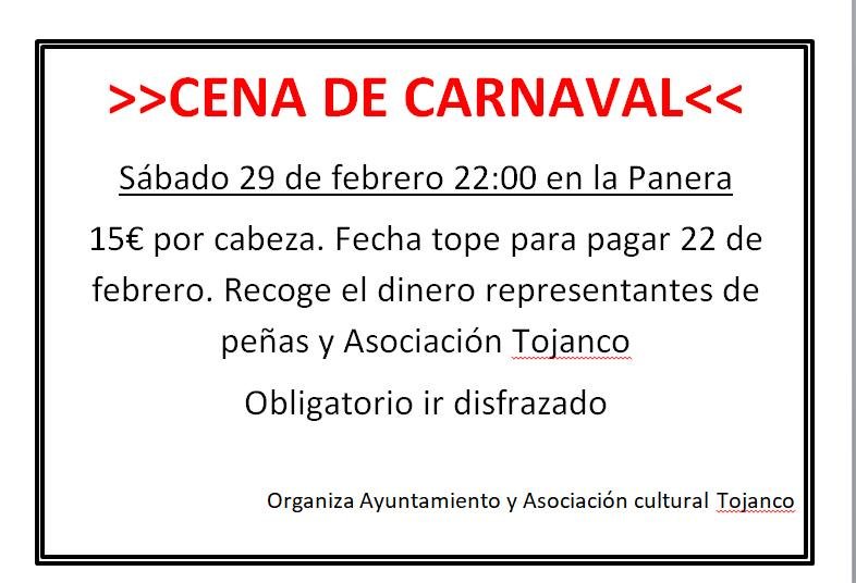 Cena Carnaval 2020