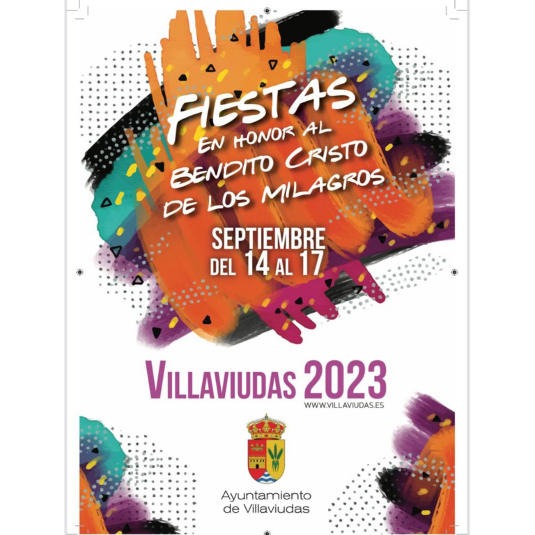Programa Fiestas Bendito Cristo de los Milagros 2023