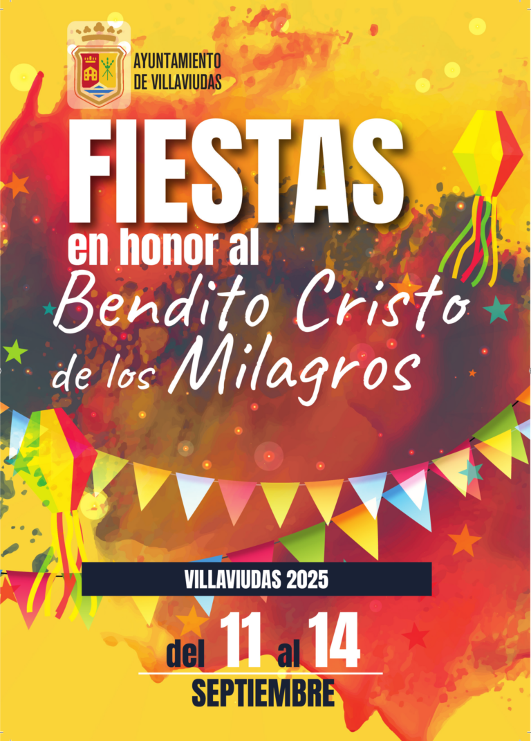 Programa Fiestas Bendito Cristo de los Milagros 2025