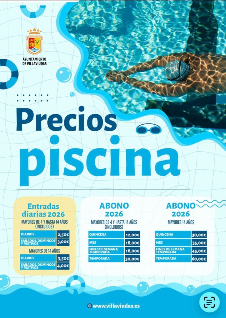 ¡Este verano, la piscina de Villaviudas te espera!